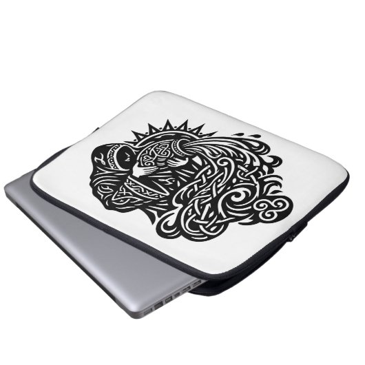 Aquarius — Der Wassermann von BurnsInHell Laptopschutzhülle (Vorne Knopf)
