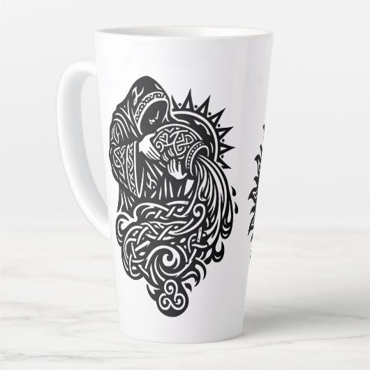 Aquarius — Der Wassermann von BurnsInHell Milchtasse (Linke Ecke)