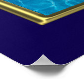 Aquarius der Wasserträger Poster (Ecke)