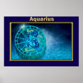 Aquarius der Wasserträger Poster (Vorne)