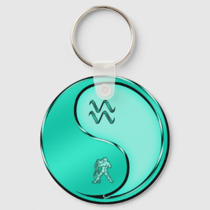 Aquarius der Wasserträger Schlüsselanhänger
