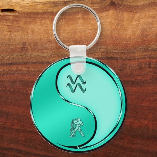 Aquarius der Wasserträger Schlüsselanhänger (Vorderseite)