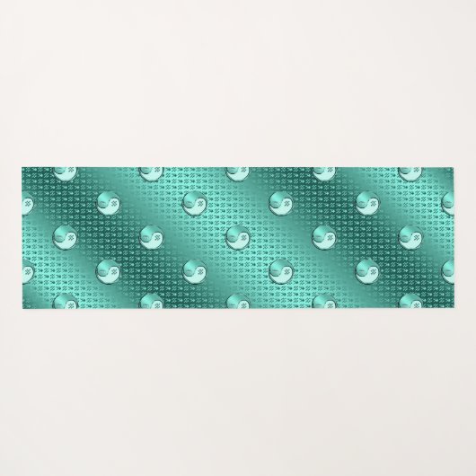 Aquarius der Wasserträger Yogamatte (Rückseite (Horizontal))