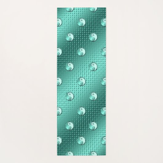 Aquarius der Wasserträger Yogamatte (Rückseite)