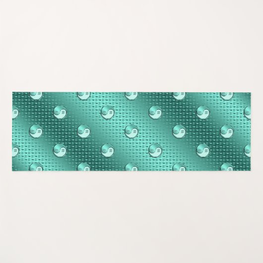 Aquarius der Wasserträger Yogamatte (Vorderseite (Horizontal))