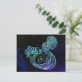Aquarius der Wasserträger zodiac Postkarte (Stehend Vorderseite)