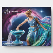 Aquarius, die Göttin des Wasserträgers 8x10 Fotoplatte (Vorderseite)