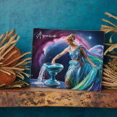 Aquarius, die Göttin des Wasserträgers 8x10 Fotoplatte (Seite)