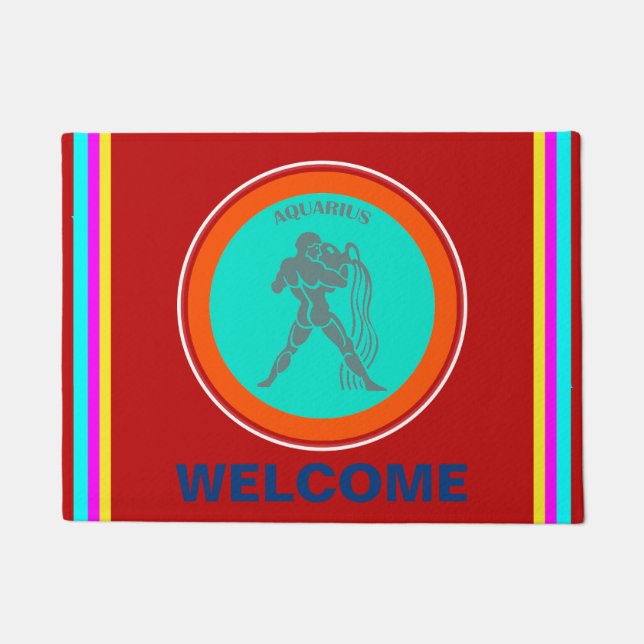 Aquarius Doormat Fußmatte (Vorderseite)