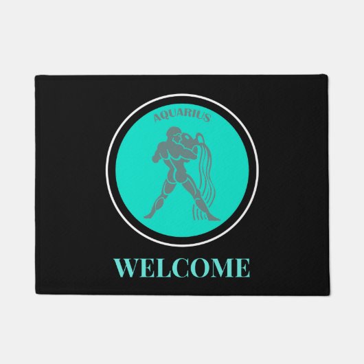 Aquarius Doormat Fußmatte (Vorderseite)