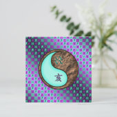 Aquarius & Earth Boar Karte (Stehend Vorderseite)
