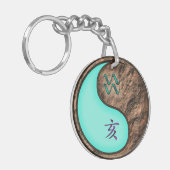 Aquarius & Earth Boar Schlüsselanhänger (Vorderseite links)