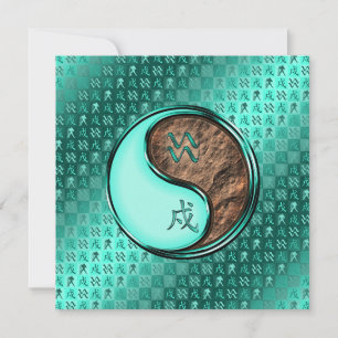 Aquarius & Earth Dog Karte