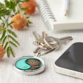 Aquarius & Earth Dog Schlüsselanhänger (Seite)