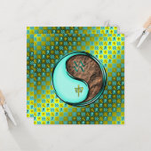 Aquarius & Earth Monkey Karte (Vorderseite/Rückseite Beispiel)