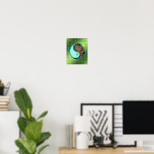 Aquarius & Earth Monkey Poster (Heimbüro)