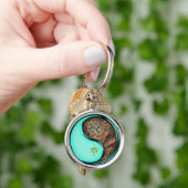 Aquarius & Earth Monkey Schlüsselanhänger (Hand)