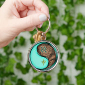 Aquarius & Earth Monkey Schlüsselanhänger (Hand)