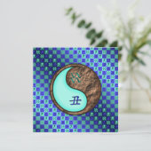 Aquarius & Earth Ox Karte (Stehend Vorderseite)