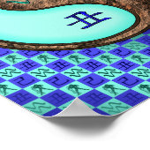 Aquarius & Earth Ox Poster (Ecke)