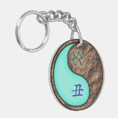 Aquarius & Earth Ox Schlüsselanhänger (Vorderseite links)