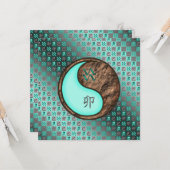 Aquarius & Earth Rabbit Karte (Vorderseite/Rückseite Beispiel)