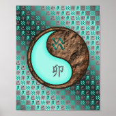 Aquarius & Earth Rabbit Poster (Vorne)