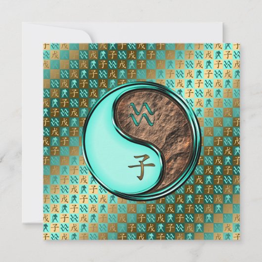 Aquarius & Earth Rat Karte (Vorderseite)