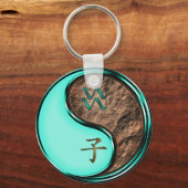 Aquarius & Earth Rat Schlüsselanhänger (Rückseite)