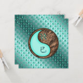 Aquarius & Earth Snake Karte (Vorderseite/Rückseite Beispiel)