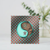 Aquarius & Earth Tiger Karte (Stehend Vorderseite)