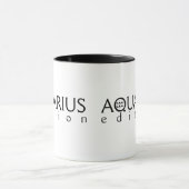 Aquarius Edition mit Symbol-Tasse Tasse (Zentrum)