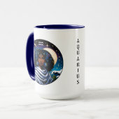 Aquarius-Eigenschaften und Daten  | Wassermann Tasse (Vorderseite Links)