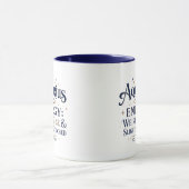 Aquarius Energie Weird Wise Sternzeichen Tasse (Zentrum)