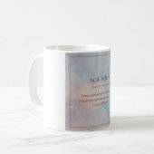 Aquarius Feminine Coffee Tasse (Vorderseite Links)