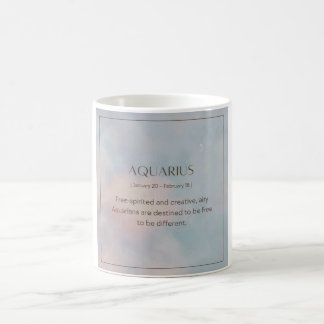Aquarius Feminine Coffee Tasse