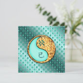 Aquarius & Feuer Schlange Karte (Stehend Vorderseite)