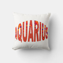 Aquarius - Firey Orange Yellow Blue