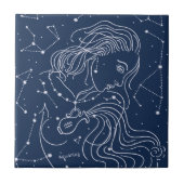 Aquarius Fliese (Vorderseite)