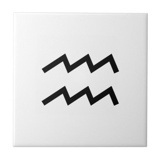 Aquarius Fliese (Vorderseite)