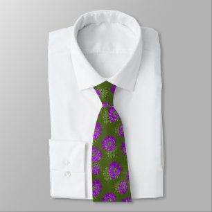 Aquarius Floral Vintage Zweiseitig Krawatte