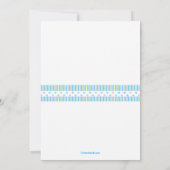 Aquarius Foto Geburtstagsparty Einladung (Rückseite)