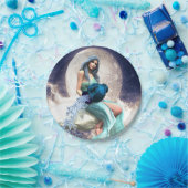 Aquarius - Frauen gießen Wasser aus einem Jug Pappteller (Party)