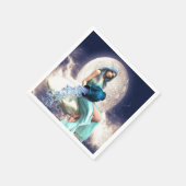 Aquarius - Frauen gießen Wasser aus einem Jug Serviette (Ecke)