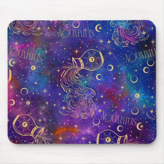 Aquarius Galaxy Mousepad (Vorne)