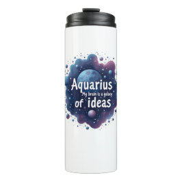 Aquarius Galaxy of Ideas Design Thermosbecher