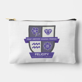 Aquarius Geburtstags-Emblem™ für 1.-18. Februar Zubehörtasche