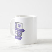 Aquarius Geburtstagswappen™ für 1.-18. Februar Tas Kaffeetasse (Vorderseite Links)