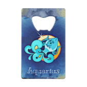 Aquarius Geldbeutel Flaschenöffner (Rückseite)