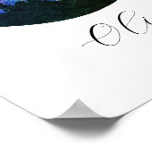 Aquarius Gemini Personalisierte Paare Horoskop Poster (Ecke)